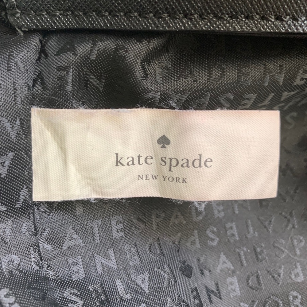 Kate Spade Johanna black Wesley Place suede tote - Picture 9 of 11